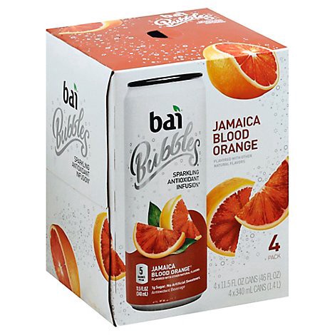 slide 1 of 2, Bai Bubbles Jamaica Blood Orange- 46 fl oz, 46 fl oz