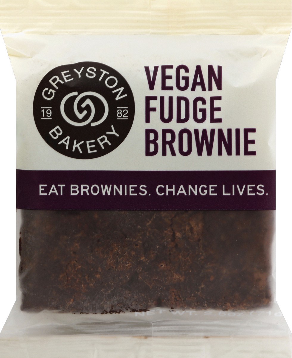 slide 4 of 5, Greyston Bakery Greyston Vegan Fudge Brownie, 2.5 oz