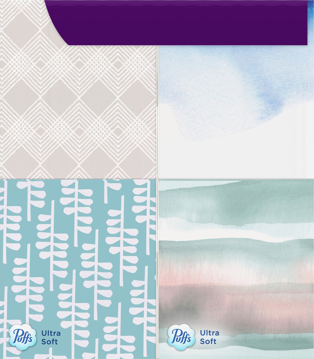 slide 2 of 5, Puffs Ultra Soft Facial Tissues, 4 Cubes, 56 Facial Tissues Per Box, 4 pk; 56 ct