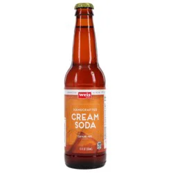 Weis Quality Cream Soda Single Craft Soda