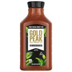 Gold Peak Zero Sugar Sweet Tea Bottle, 89 fl oz
