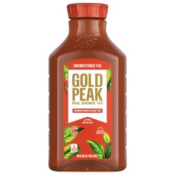 Gold Peak Unsweetened Black Tea Bottle, 89 fl oz