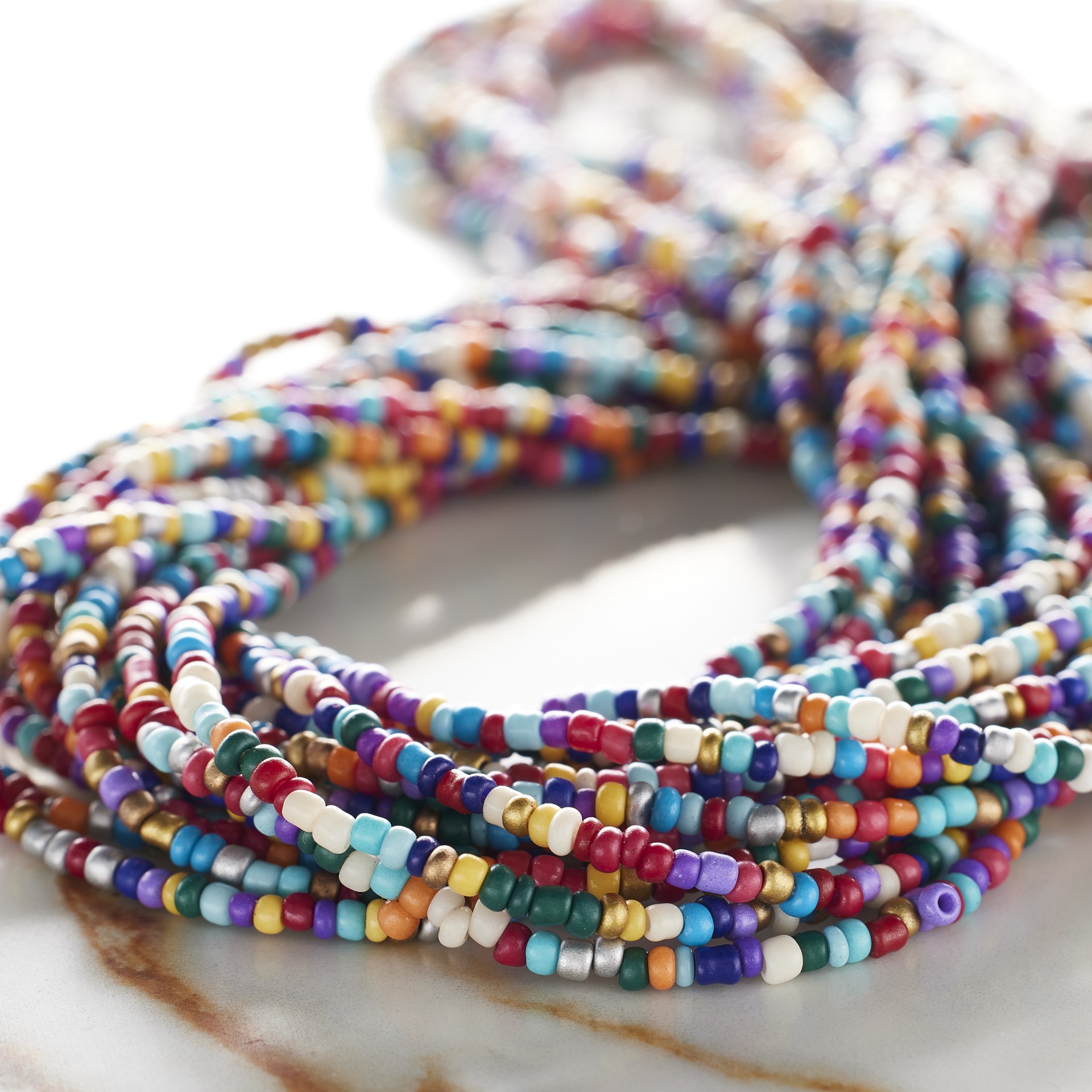 slide 3 of 3, Multicolor Glass Seed Beads, 12/0 By Bead Landing, 12/0