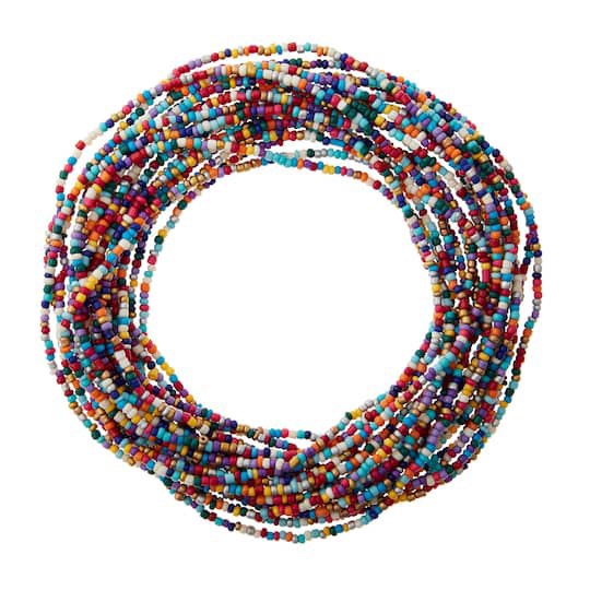 slide 1 of 3, Multicolor Glass Seed Beads, 12/0 By Bead Landing, 12/0