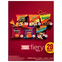 Frito-Lay Frito Lay Snacks Fiery Mix Variety Packs 26 3/8 Oz, 28 Count