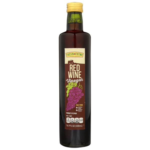 slide 1 of 1, Fresh Thyme Red Wine Vinegar, 16.9 oz
