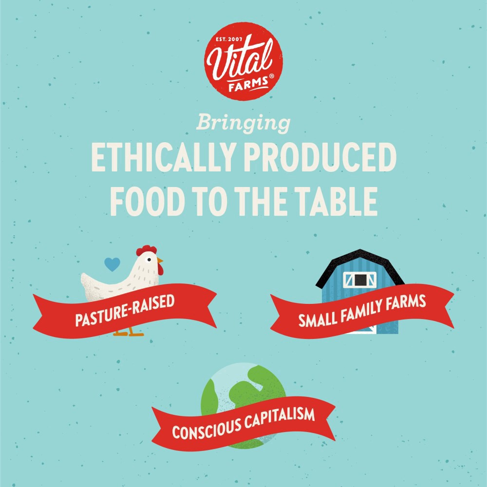 slide 5 of 6, Vital Farms True Blues Pasture Raised Heirloom Medium Eggs, 12 ct