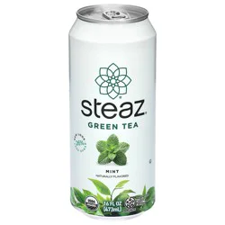 Steaz Iced Teaz Mint Green Tea - 16 oz
