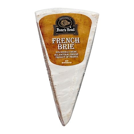 slide 1 of 1, Boar's Head Pre-Cut French Brie Cheese, per lb