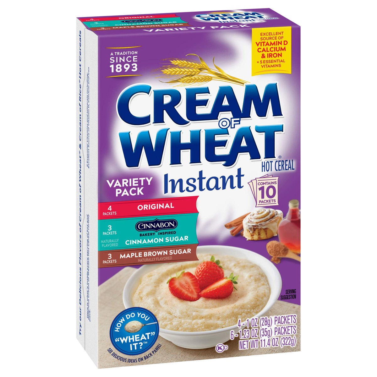 slide 12 of 13, Cream Of Wheat Instant Variety Pack, 10 ct