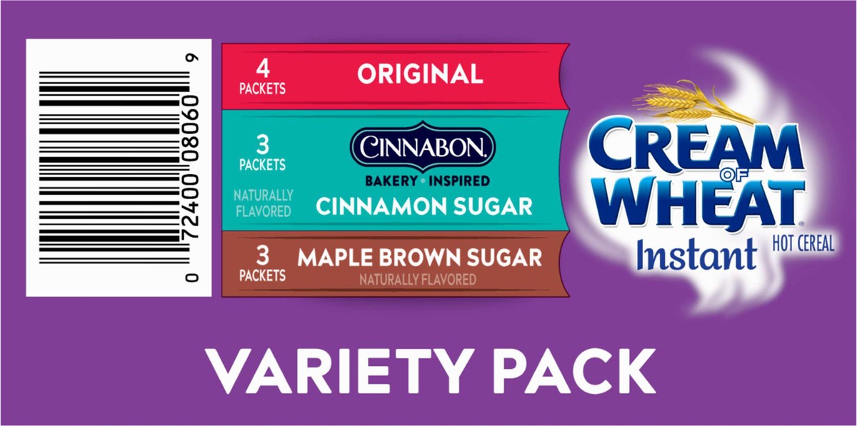 slide 13 of 13, Cream Of Wheat Instant Variety Pack, 10 ct