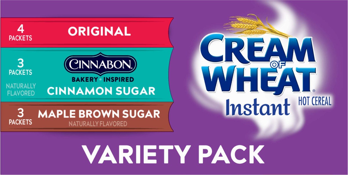 slide 9 of 13, Cream Of Wheat Instant Variety Pack, 10 ct