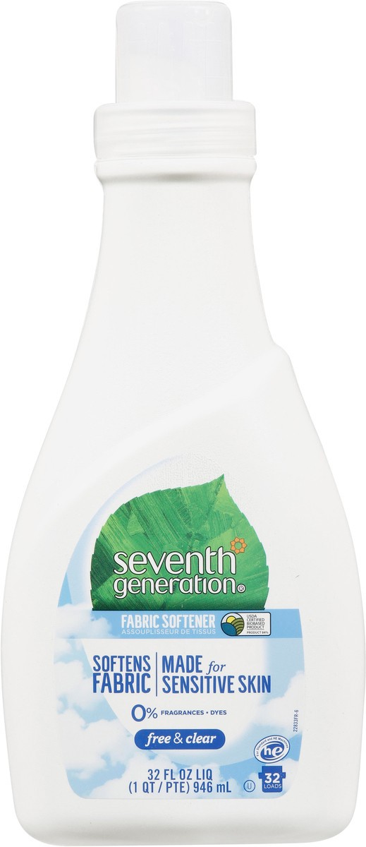 slide 1 of 3, Seventh Generation Free & Clear Fabric Softener 32 fl oz, 32 fl oz