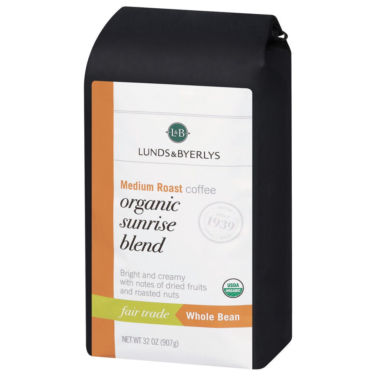 slide 7 of 12, Lunds & Byerlys Organic Medium Roast Whole Bean Sunrise Blend Coffee 32 oz, 32 oz