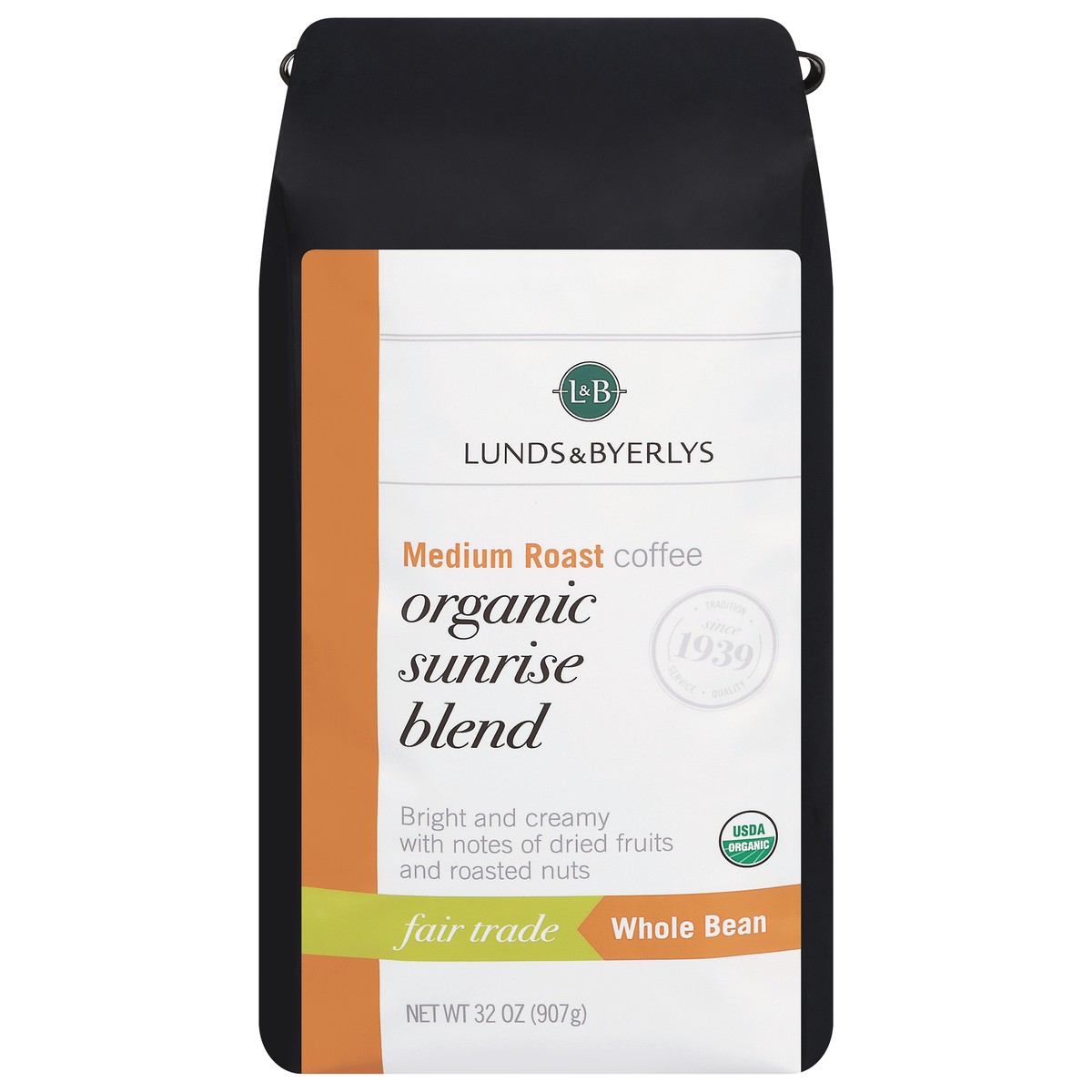 slide 12 of 12, Lunds & Byerlys Organic Medium Roast Whole Bean Sunrise Blend Coffee 32 oz, 32 oz