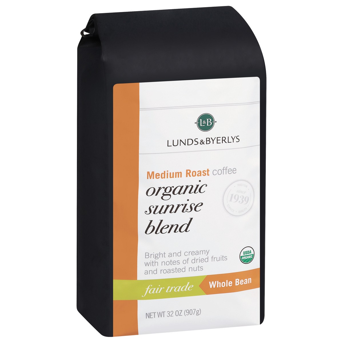 slide 6 of 12, Lunds & Byerlys Organic Medium Roast Whole Bean Sunrise Blend Coffee 32 oz, 32 oz
