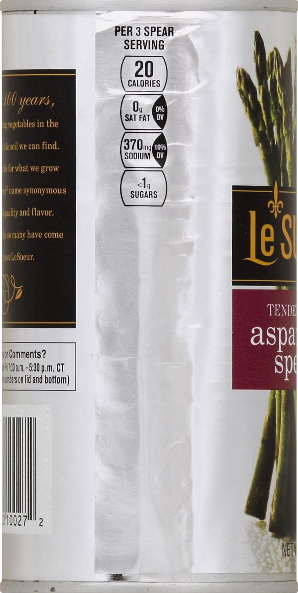 slide 4 of 6, Le Sueur Tender Green Asparagus Spears 19 oz, 19 oz