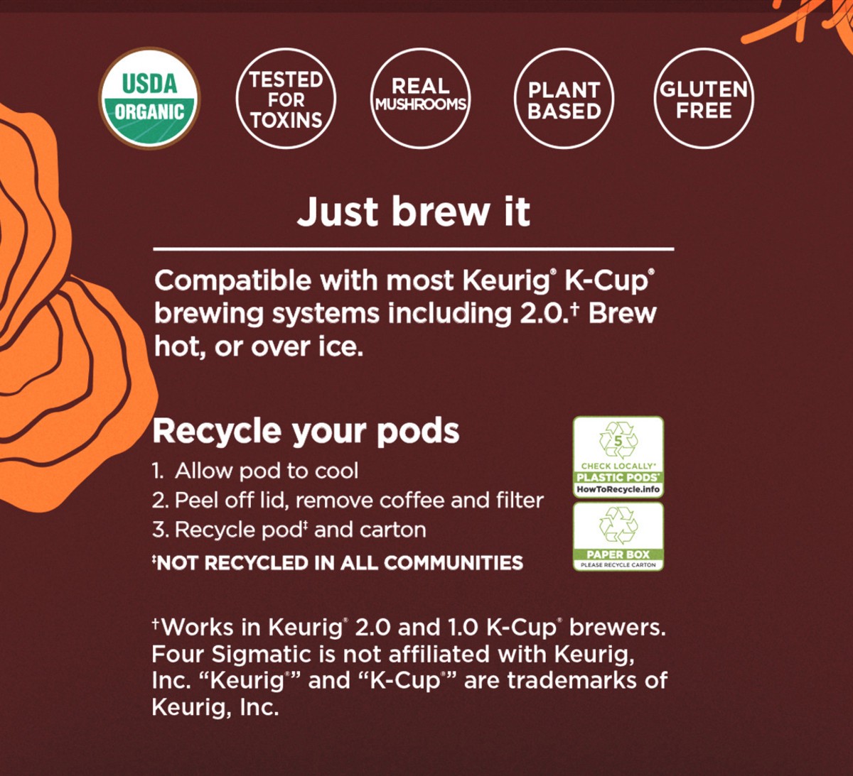 slide 13 of 13, Fs Think Hi-Caff Pods Lion's Mane - 4.2 oz, 