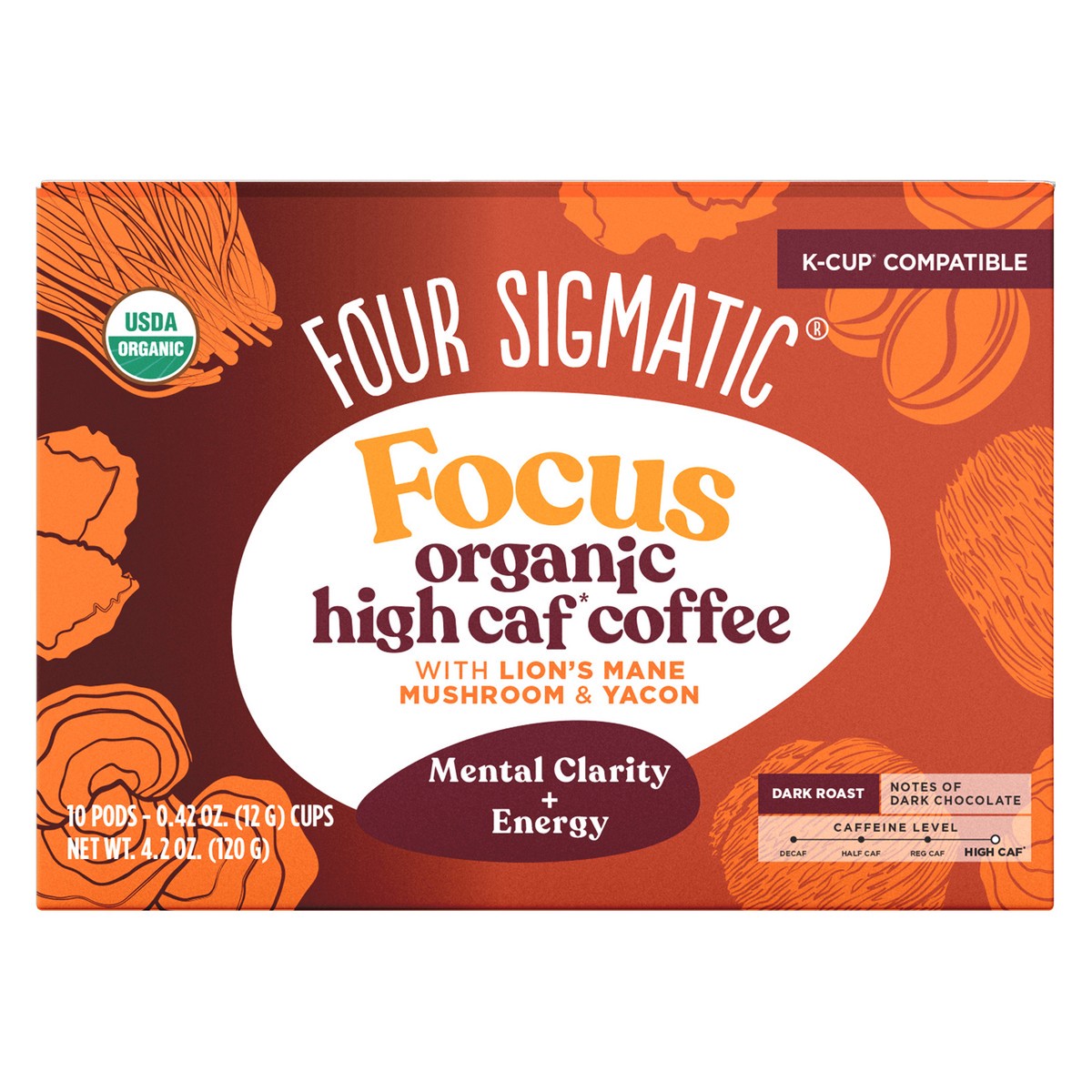 slide 8 of 13, Fs Think Hi-Caff Pods Lion's Mane - 4.2 oz, 