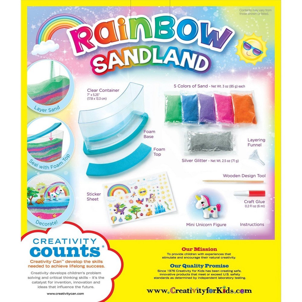 slide 8 of 8, Rainbow Sandland Activity Kid - Creativity for Kids, 1 ct