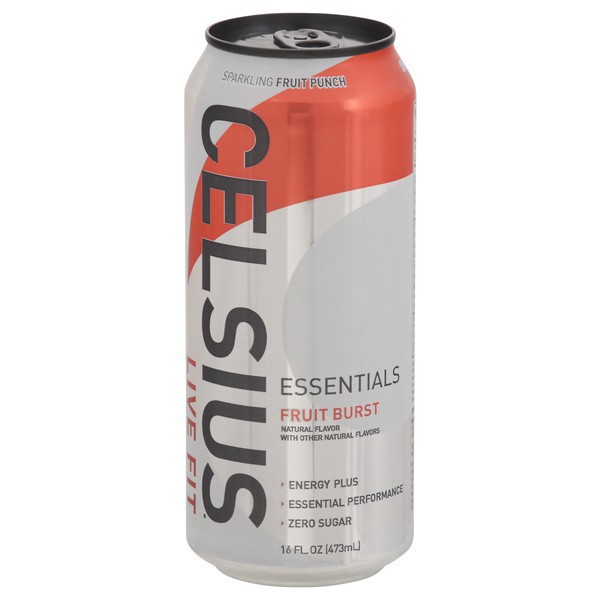 slide 1 of 4, Celsius Essentials Fruit Burst, 16 oz