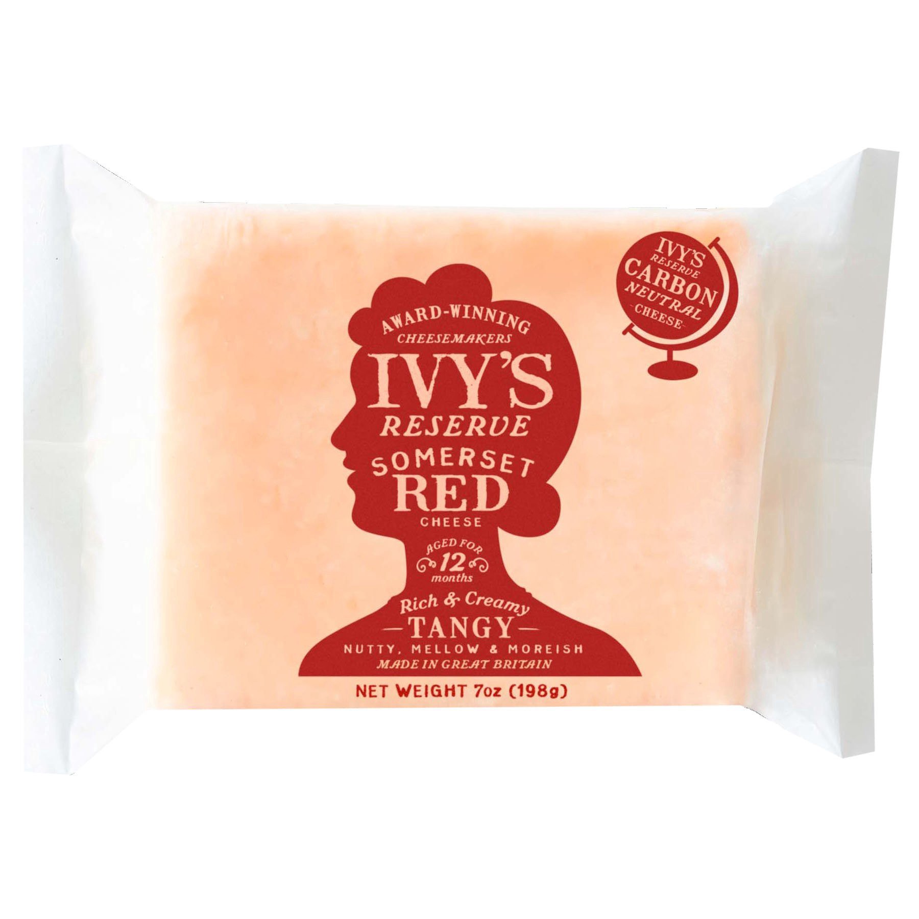 slide 1 of 1, Ivy's Reserve Somerset Red Cheese, 7 oz