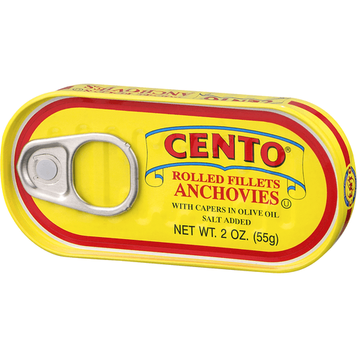 slide 6 of 9, Cento Anchovies Rolled Fillets, 2 oz