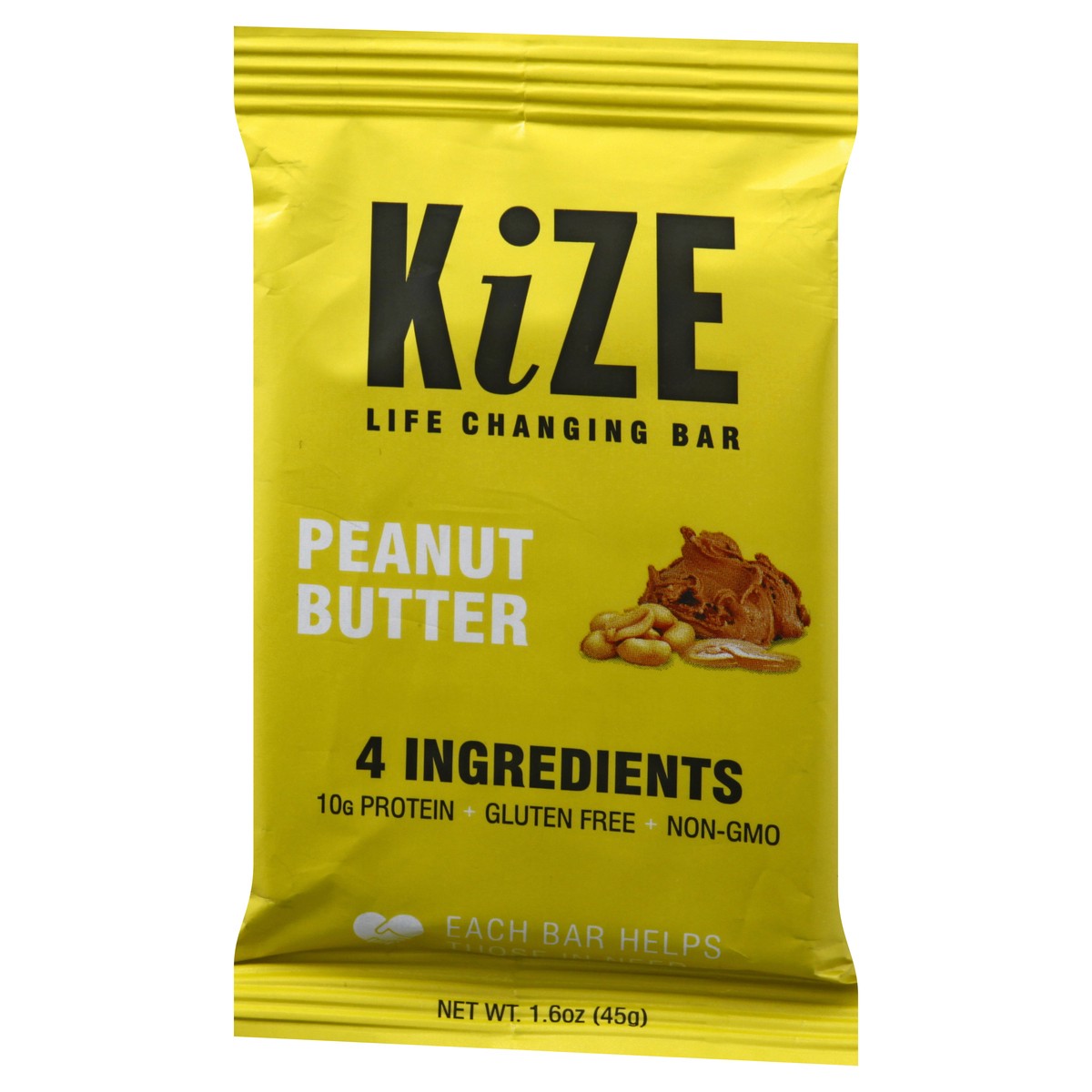 slide 11 of 12, KiZE Raw Energy Bar Peanu Butter, 1.6 oz