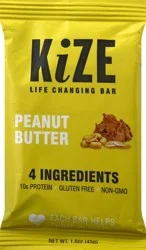 KiZE Raw Energy Bar Peanu Butter