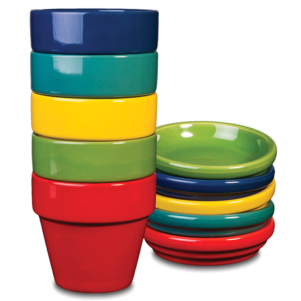 slide 1 of 1, Inspired Home 7.25" Planter, assorted colors, 1 ct