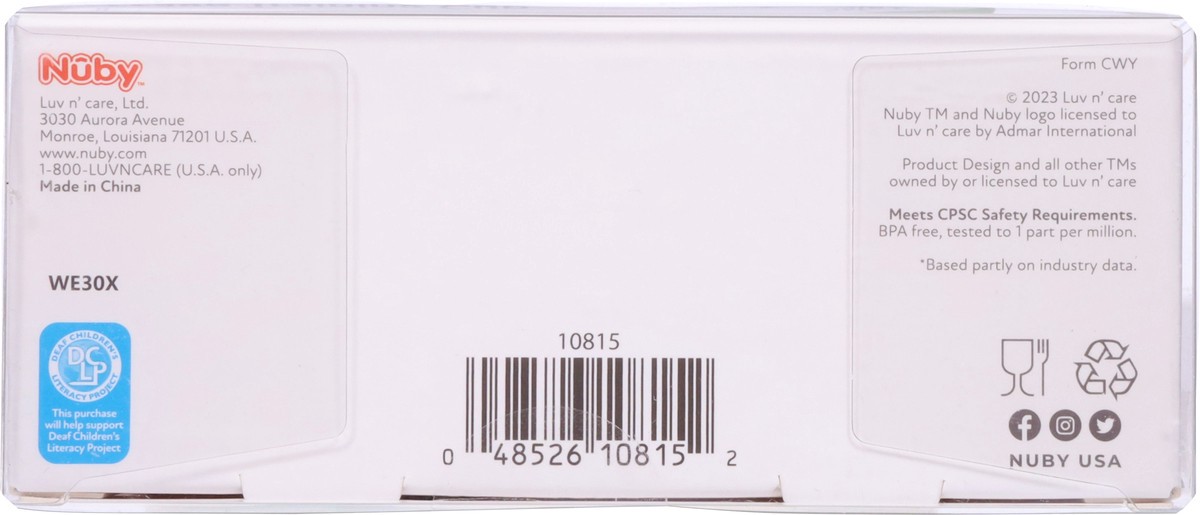 slide 4 of 11, Nuby 3-Stage Training Cup 1 ea, 1 ct