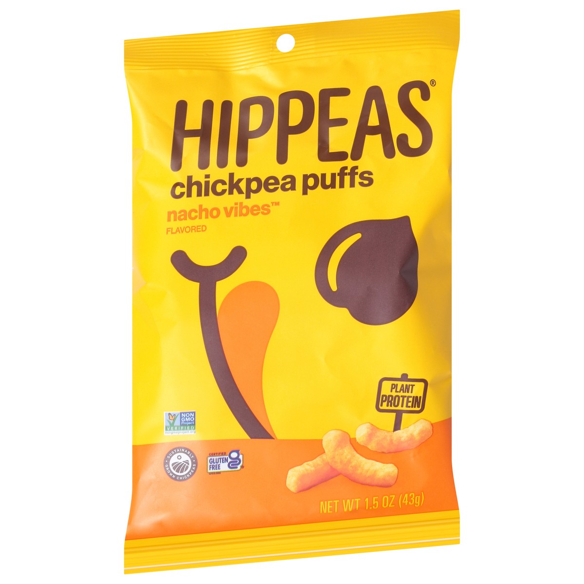 slide 3 of 9, HIPPEAS Nacho Vibes Flavored Chickpea Puffs 1.5 oz, 1.5 oz