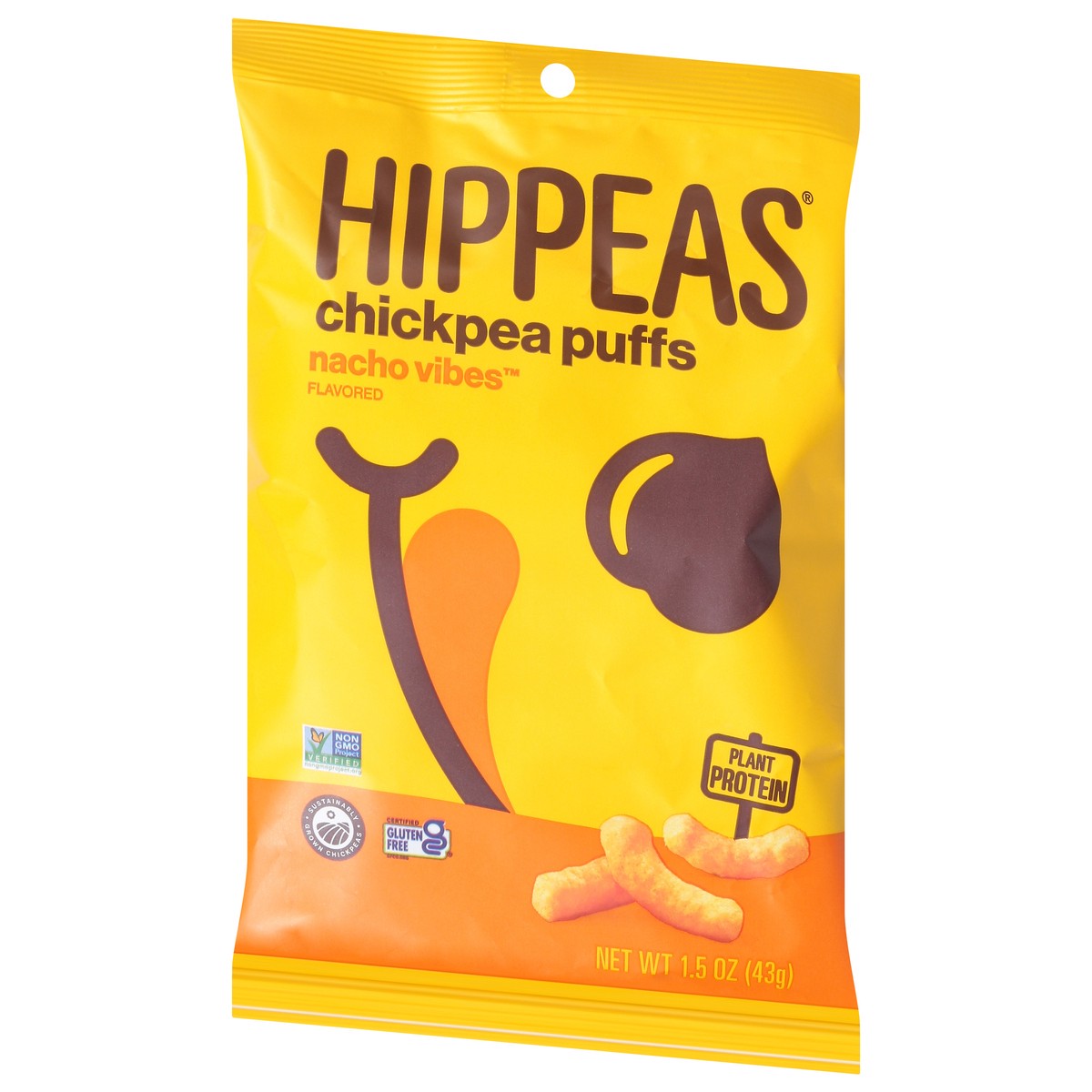 slide 8 of 9, HIPPEAS Nacho Vibes Flavored Chickpea Puffs 1.5 oz, 1.5 oz