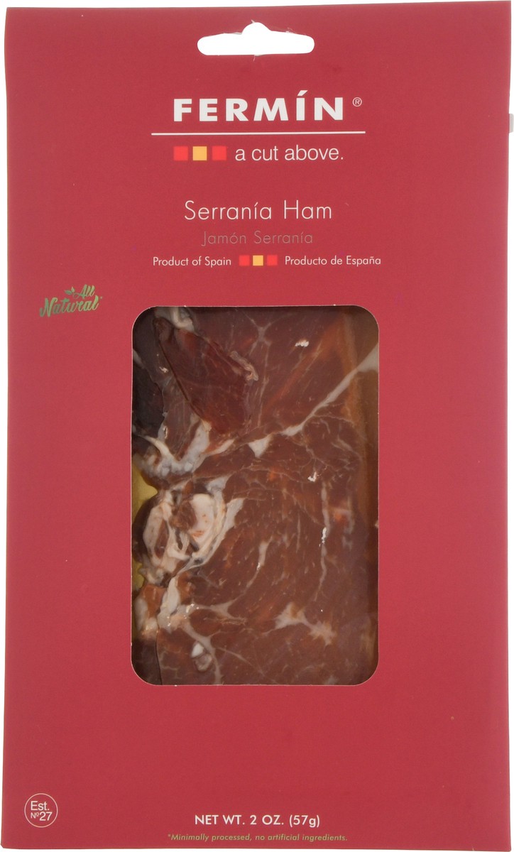 slide 3 of 9, Fermin Serrania Ham Sliced, 2 oz