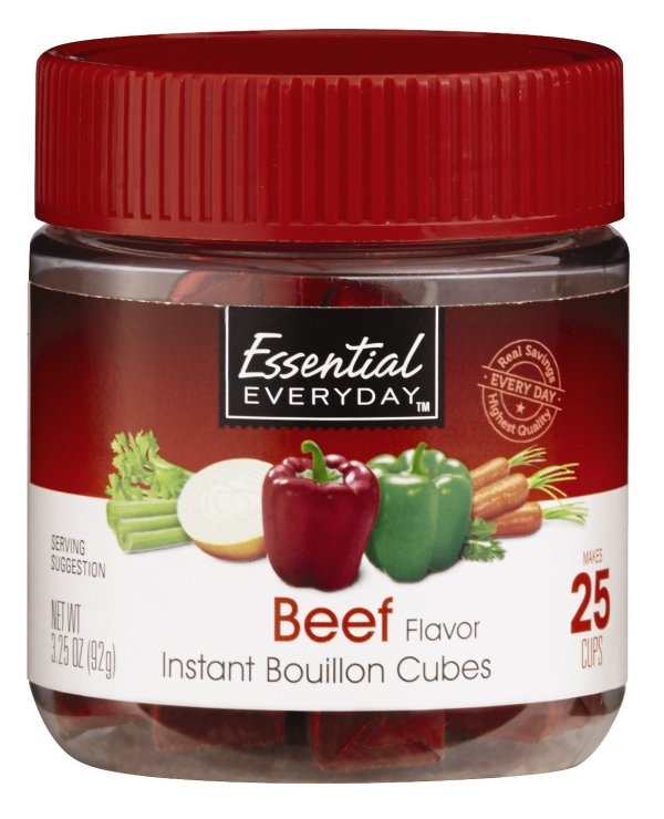 slide 1 of 1, Essential Everyday Beef Bouillon Cube, 25 ct