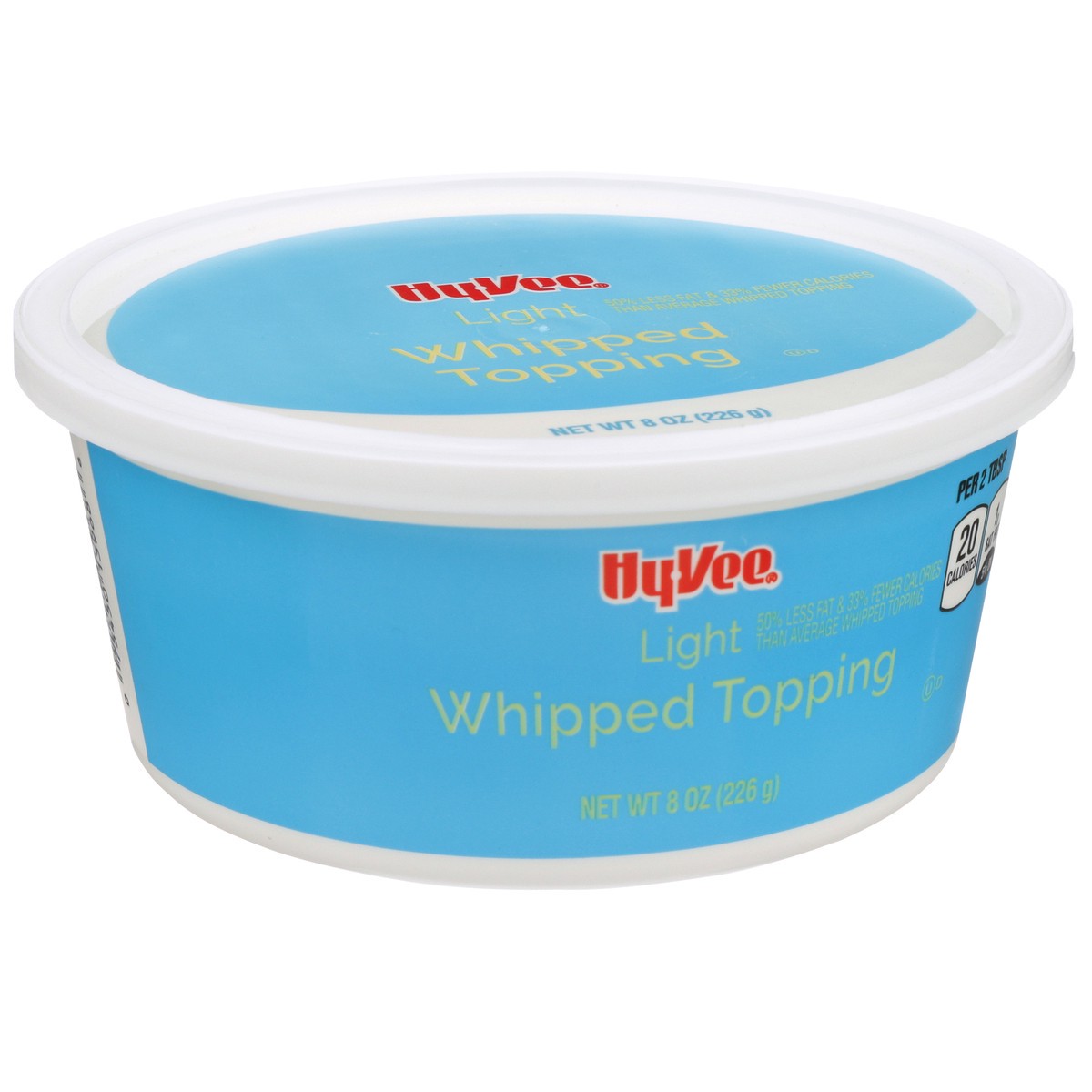 slide 2 of 8, Hy-vee Light Whipped Topping, 8 oz