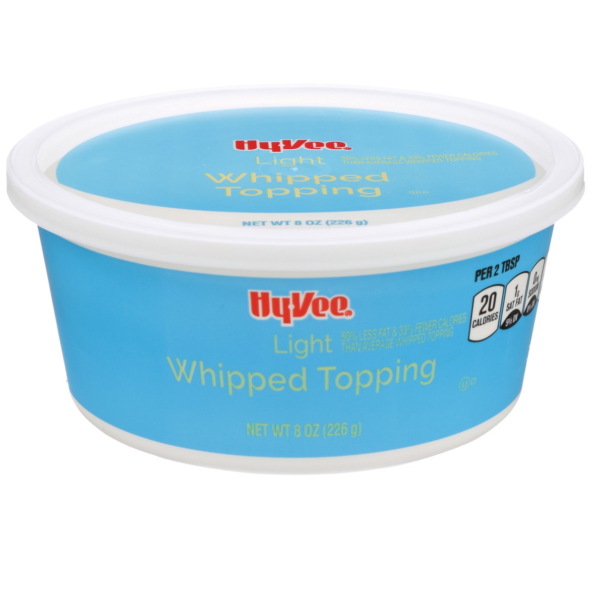 slide 1 of 8, Hy-vee Light Whipped Topping, 8 oz