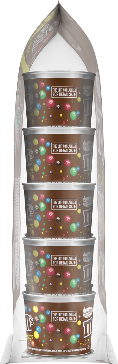 slide 7 of 14, M&M's Chocolate Ice Cream Fudge Swirl Fun Cups with M&M's Milk Chocolate Candy, 10 Ct Pack, 10 ct; 3 fl oz