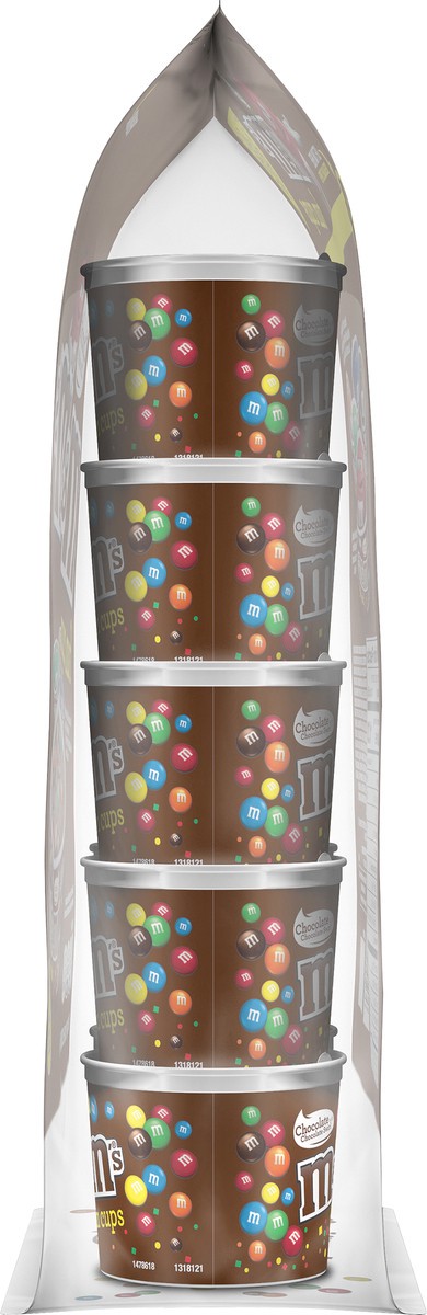 slide 8 of 14, M&M's Chocolate Ice Cream Fudge Swirl Fun Cups with M&M's Milk Chocolate Candy, 10 Ct Pack, 10 ct; 3 fl oz