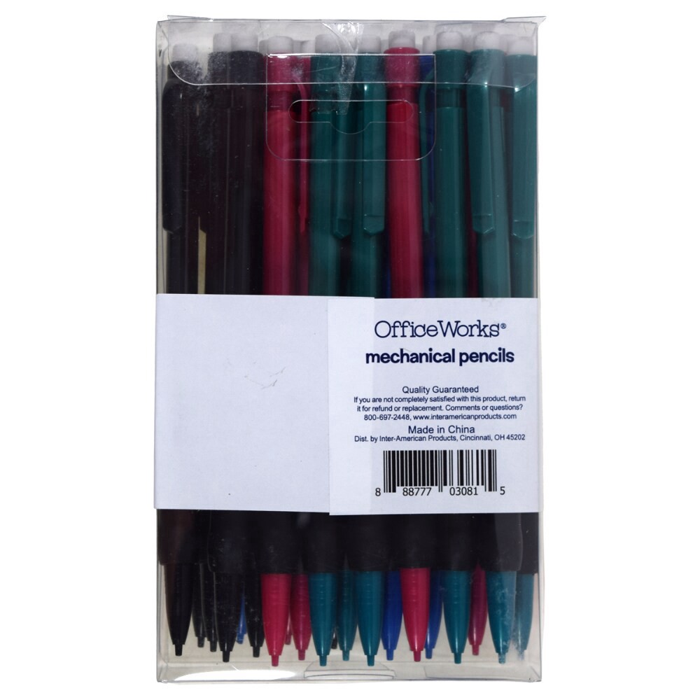 slide 2 of 2, Office Works Grip Mechanical #2 Pencils, 24 ct