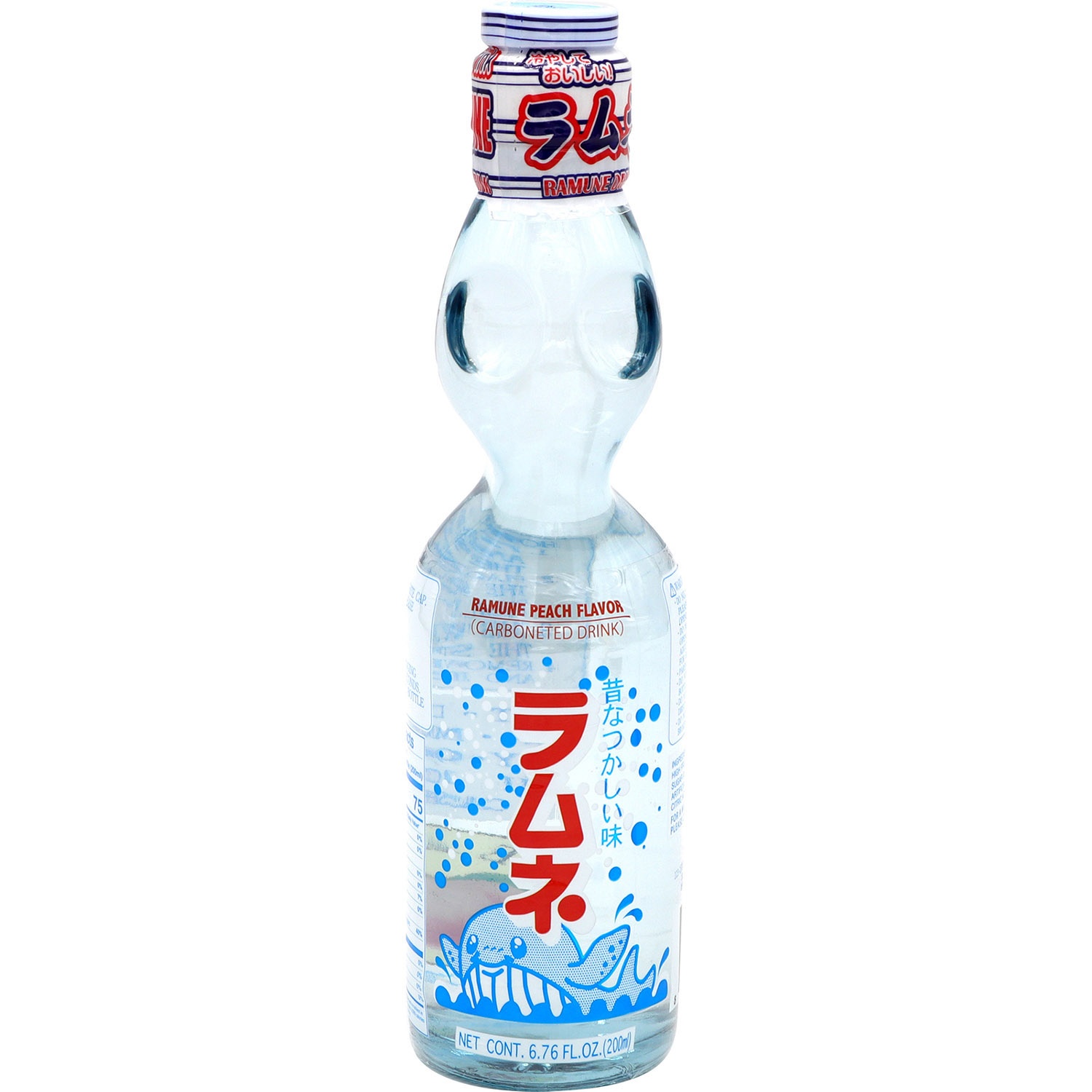 slide 1 of 1, Ramune Soft Drink-Peach- 6.76 fl oz, 6.76 fl oz