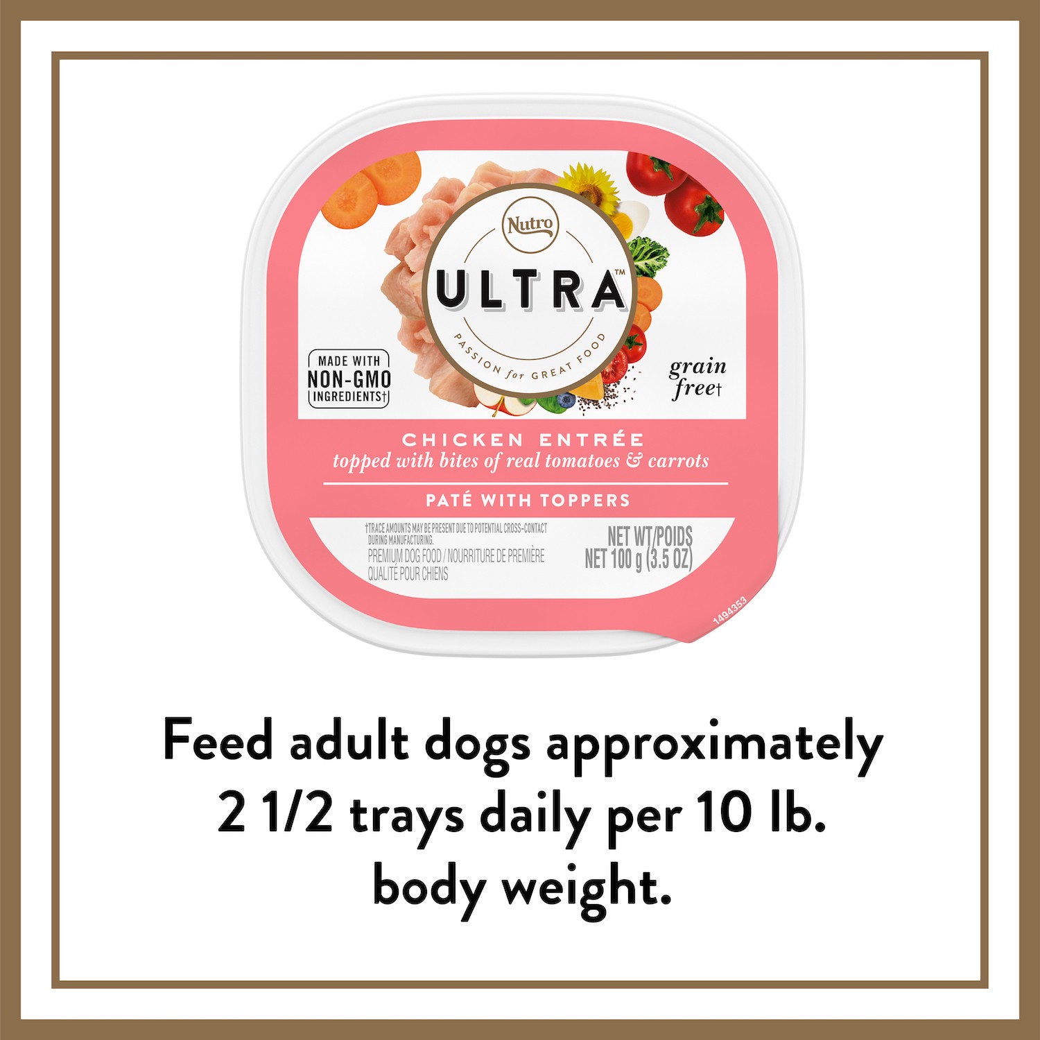 Nutro ultra hot sale dog food wet