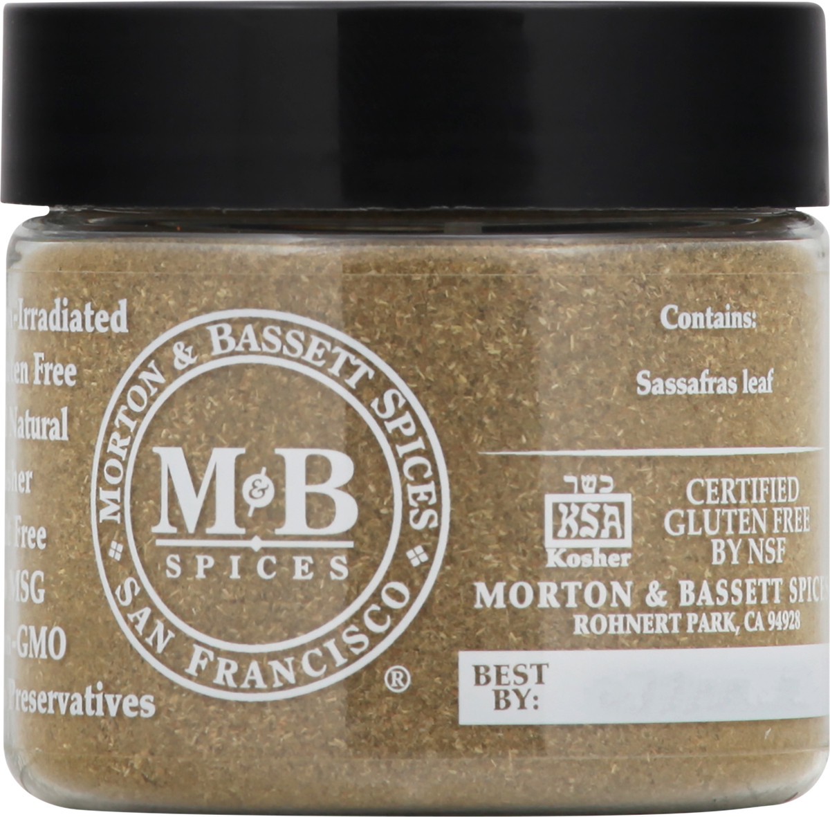 slide 7 of 7, Morton & Bassett Seasoning Gumbo File, 0.9 oz