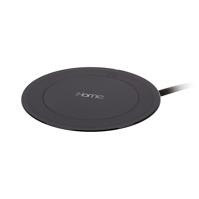 slide 1 of 2, iHome Ultra Slim 10W Qi Wireless Charging Pad - Black, 1 ct