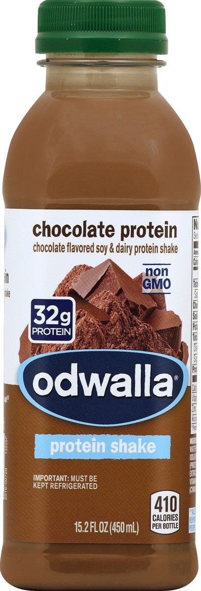 slide 4 of 4, Odwalla Chocolate Protein Shake, 15.2 fl oz