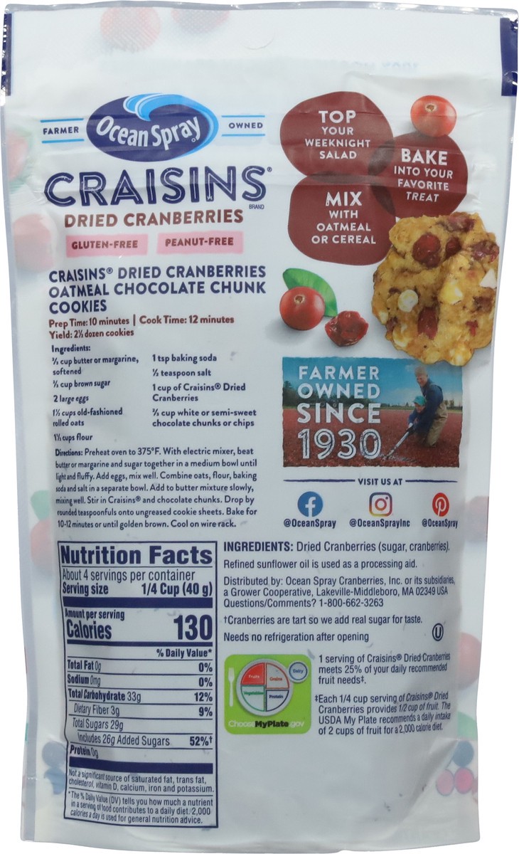 slide 8 of 11, Ocean Spray 6oz Craisins Dried Cranberries- Original, 6 oz