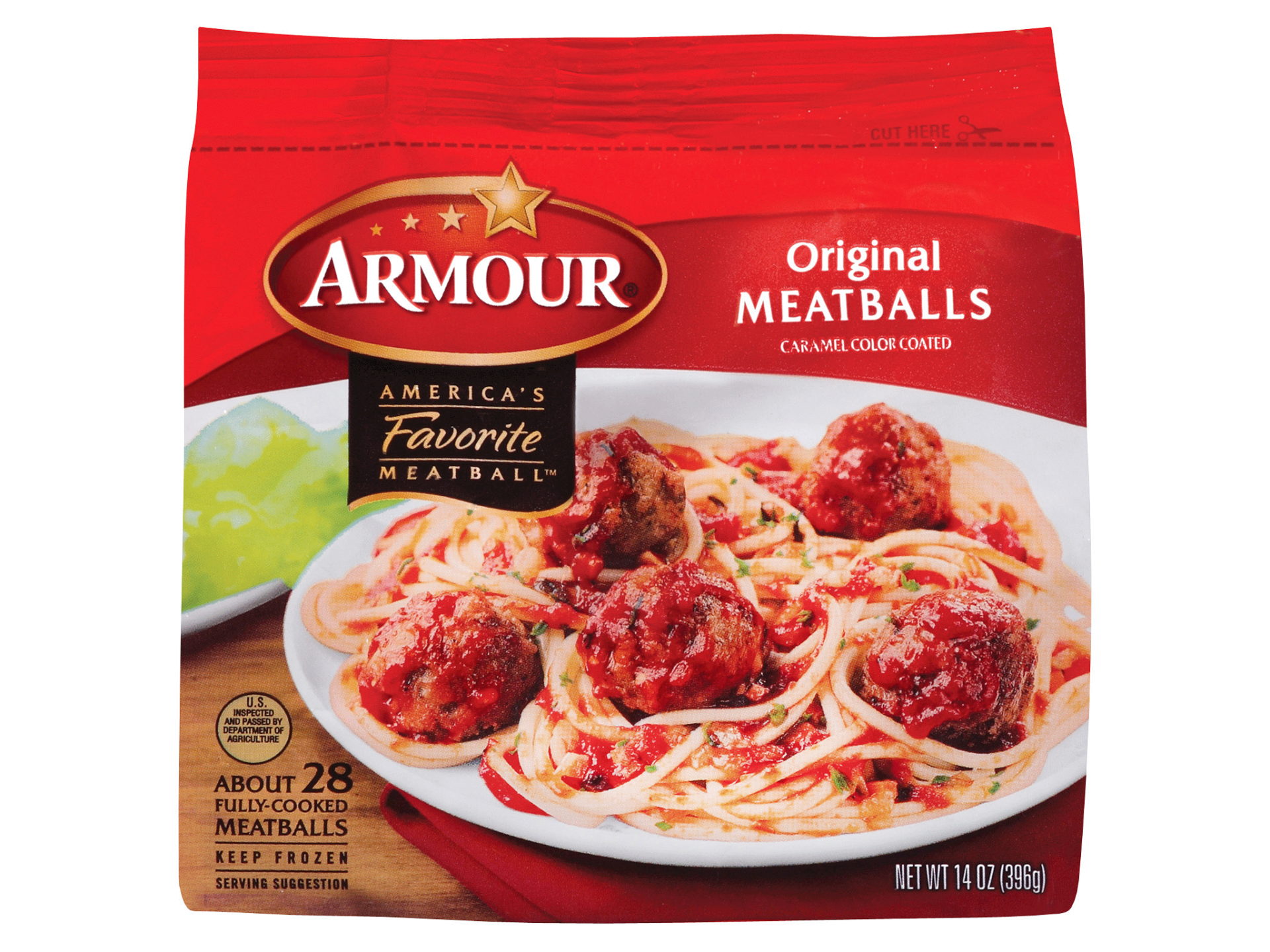 slide 1 of 9, Armour Original Meatballs, 14 oz