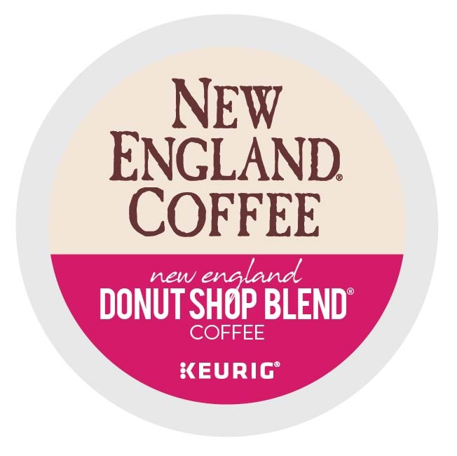 slide 1 of 1, New England Coffee Donut Shop Blend Keurig Hot, 12 ct; 0.4 oz