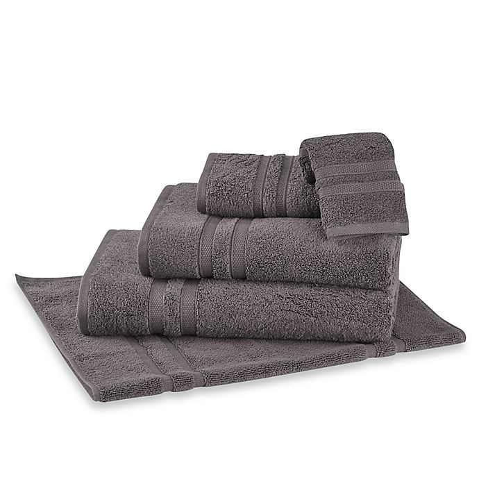 slide 1 of 1, Wamsutta Perfect Soft MICRO COTTON Bath Towel - Charcoal, 1 ct