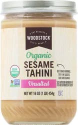 Woodstock Unsalted Organic Sesame Tahini 16 oz